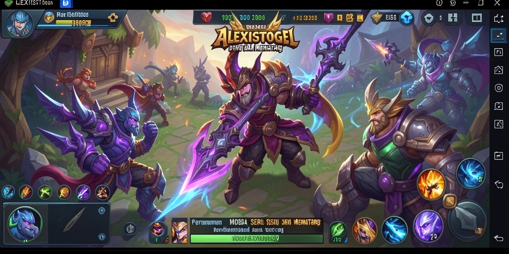 Tampilan gameplay seru dan intens dari ALEXISTOGEL dalam aksi.