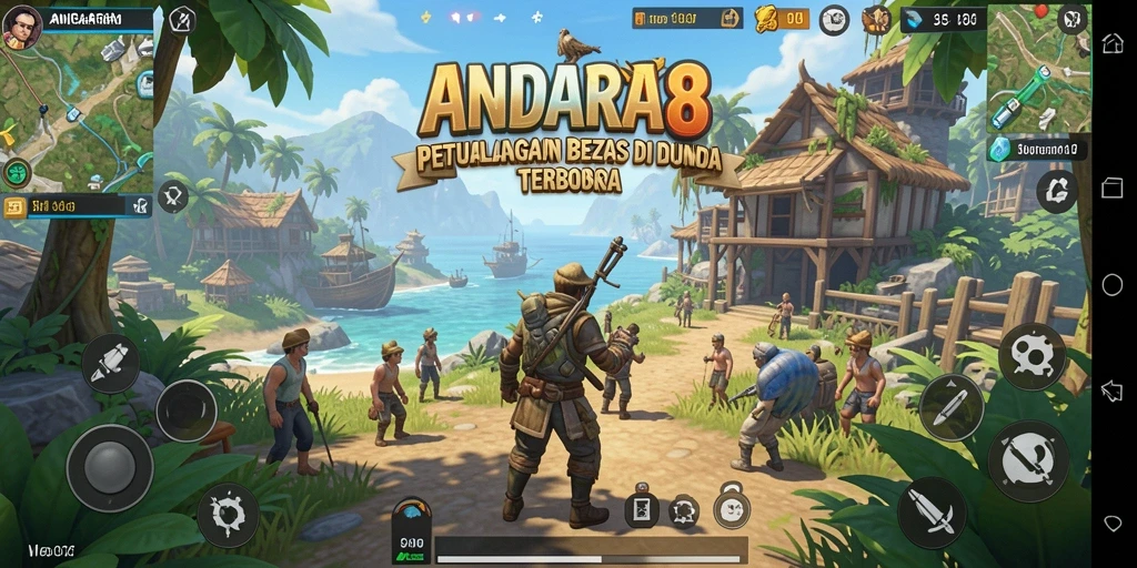 Tampilan menakjubkan dari dunia terbuka ANDARA88 dengan berbagai pilihan eksplorasi.
