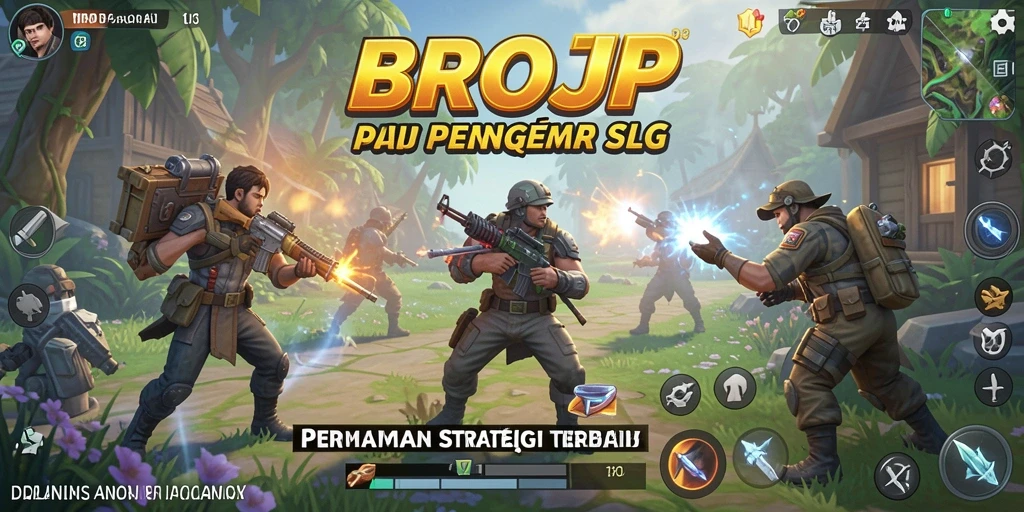 Tangkapan layar BROJP menampilkan aksi strategi yang mendebarkan.