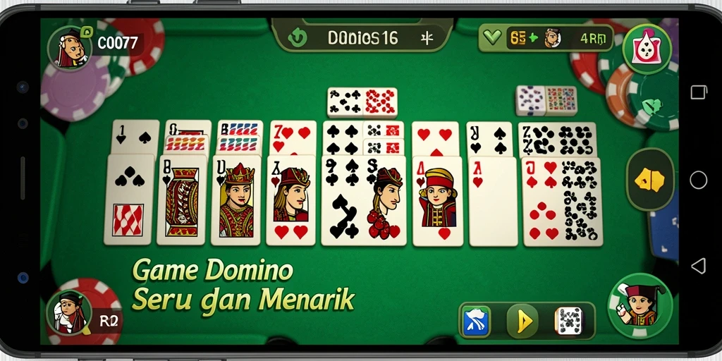 Tangkapan layar gameplay C0077 yang menunjukkan aksi dominonya.