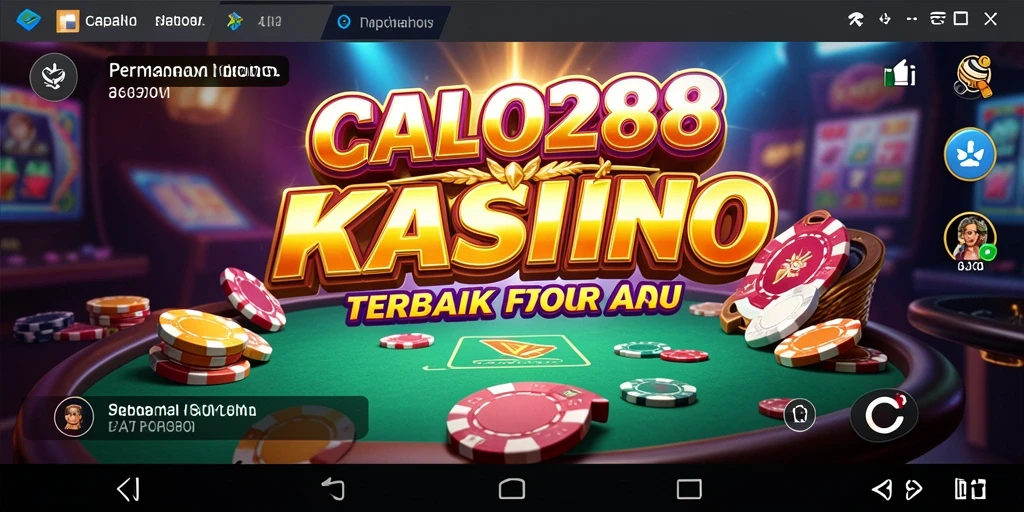 Tampilan screenshot utama CALO288 yang menampilkan gameplay Kasino yang seru.