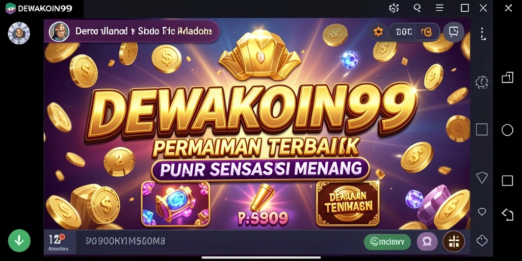 Screenshot gameplay DEWAKOIN99 yang menampilkan slot yang menarik.