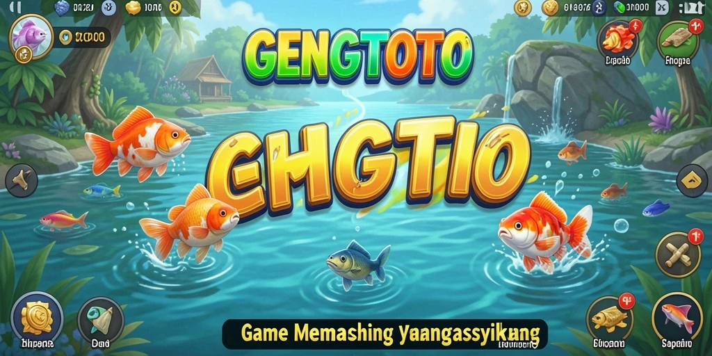 Screenshot GENGTOTO menampilkan aksi memancing yang seru dan grafis yang memukau.