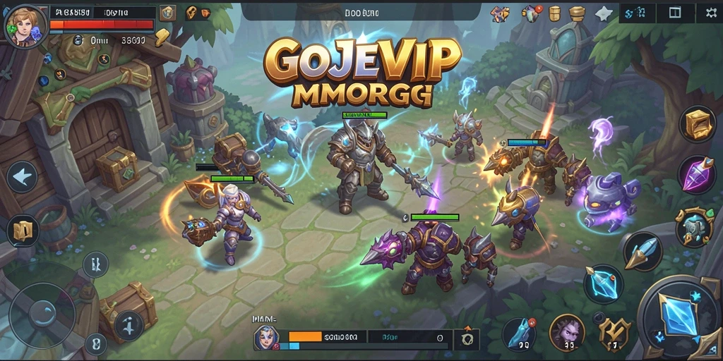 Tampilan gameplay seru dari GOJEKVIP dalam aksi MMORPG.