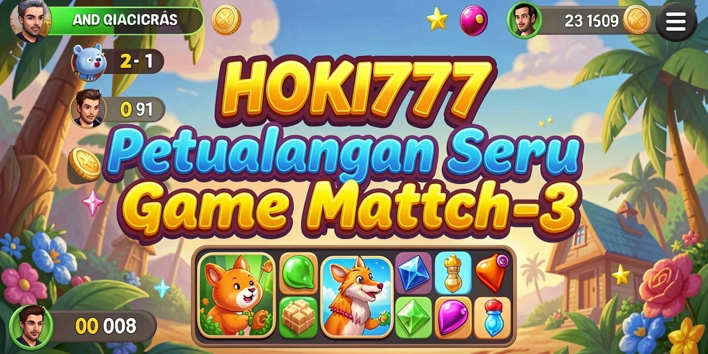 Gameplay HOKI777 yang seru dan menantang dalam genre Match-3.