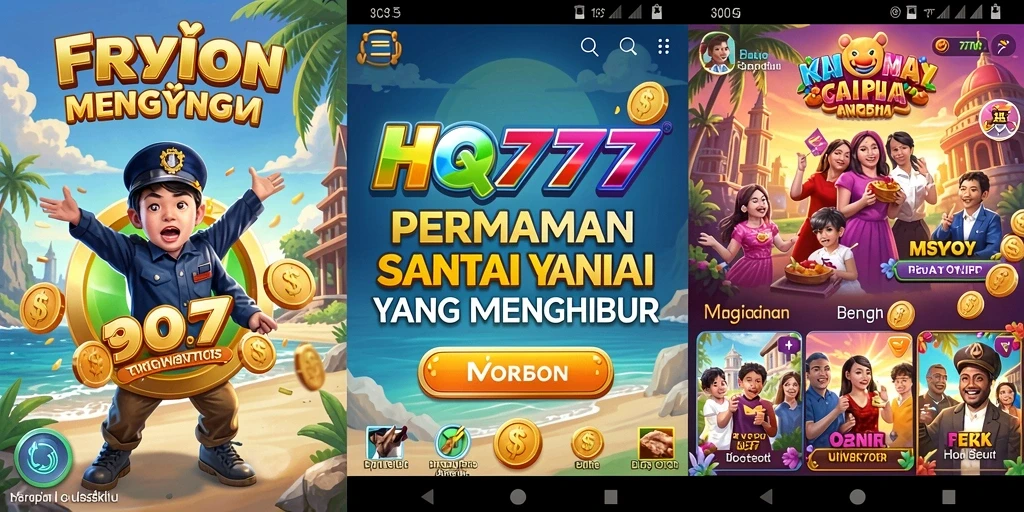 Tampilan gameplay HQ777 yang mengasyikkan dan menarik.