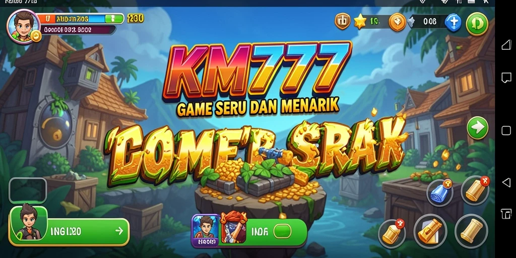 Tampilan gameplay KM777 yang menarik dan interaktif.