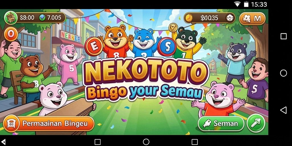 Tampilan gameplay NEKOTOTO yang seru dan interaktif.