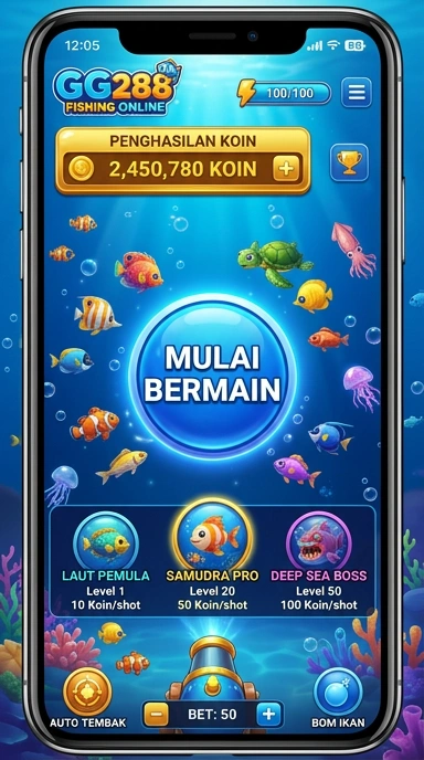 Tampilan antarmuka pengguna gg288 yang sederhana dan intuitif.